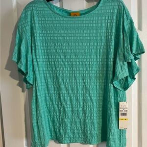 Turquoise Women's Top